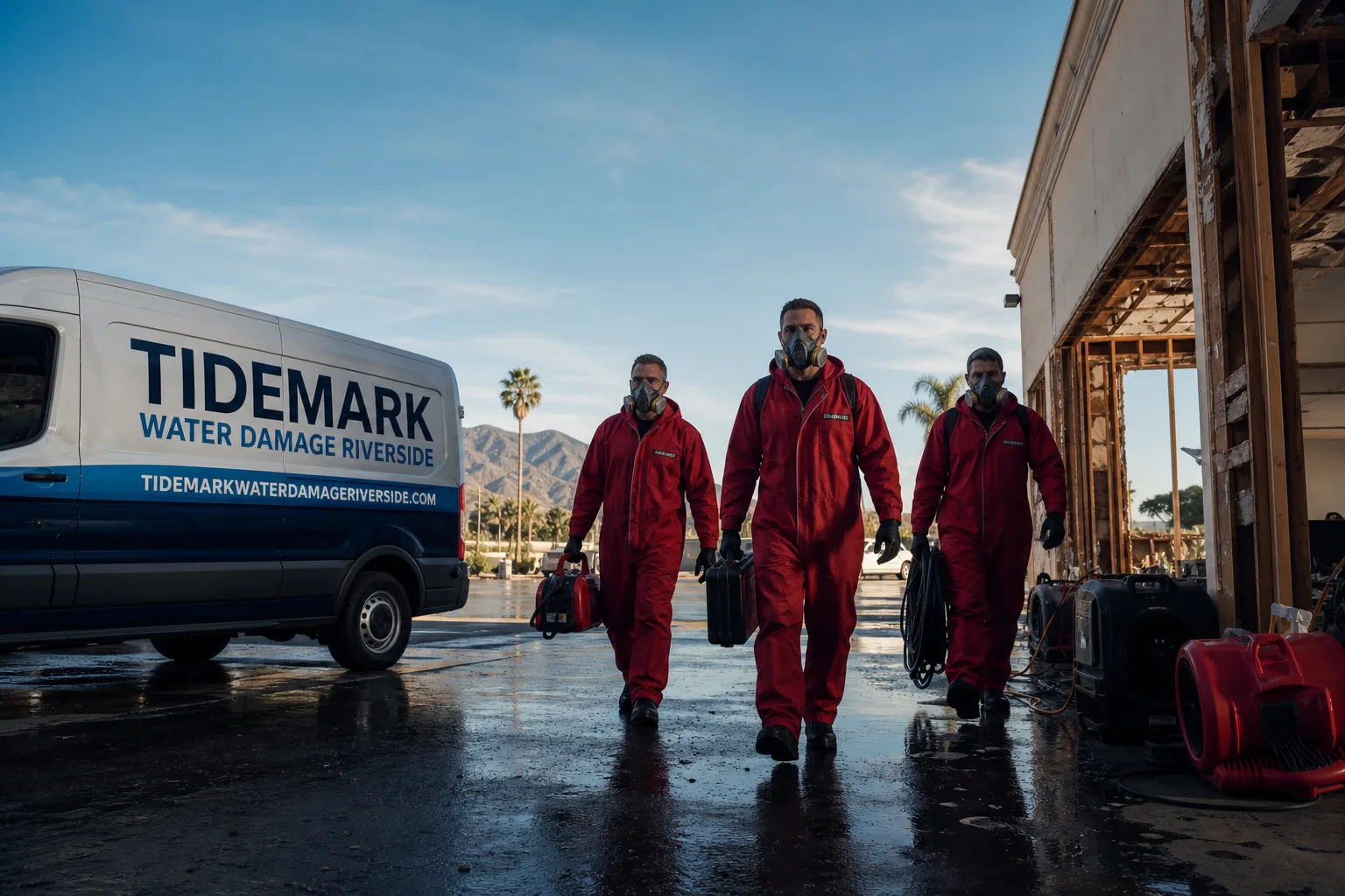 Tidemark Water Damage Riverside damage restoration team